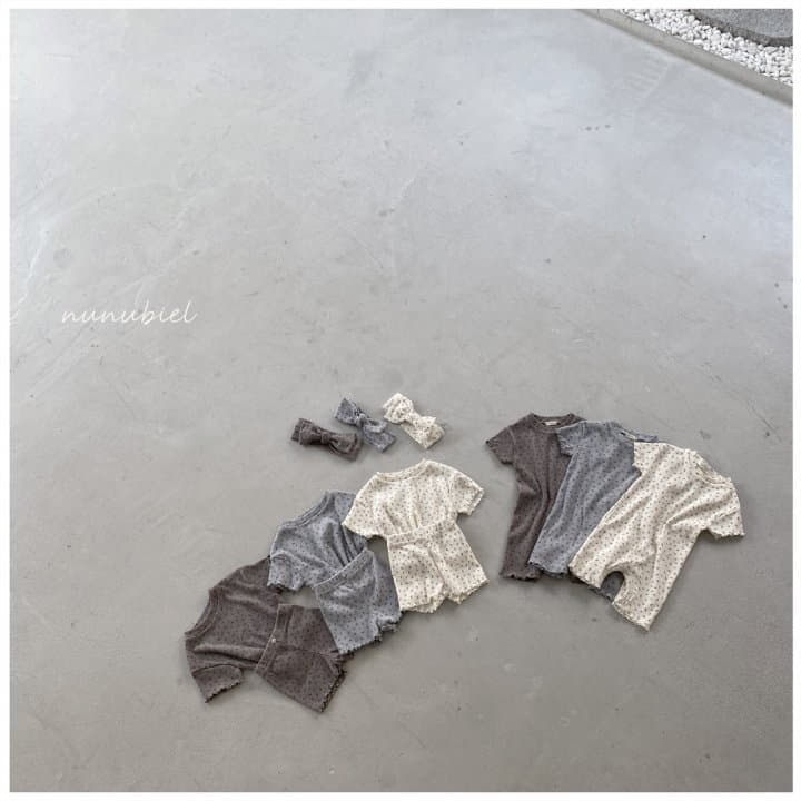 Nunubiel - Korean Baby Fashion - #onlinebabyboutique - Gypsophila Bodysuit - 3