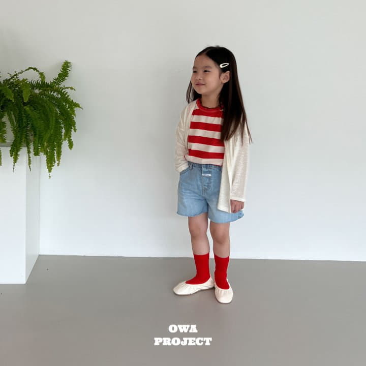 O Wa - Korean Children Fashion - #childofig - Owa Denim Shorts - 8