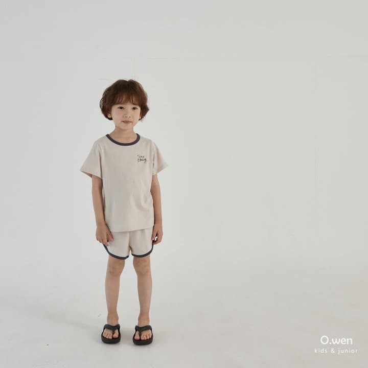 O Wen - Korean Children Fashion - #Kfashion4kids - One Thing 3 Tee Sleeveless Bottom Set - 5