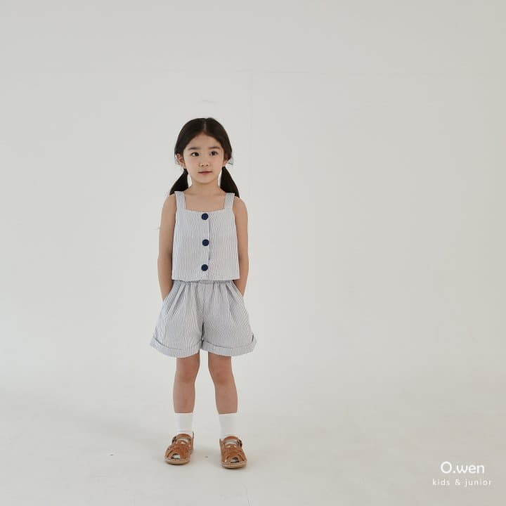 O Wen - Korean Children Fashion - #Kfashion4kids - Capri Top Bottom Set - 10