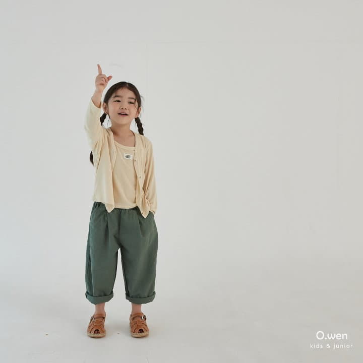 O Wen - Korean Children Fashion - #Kfashion4kids - cool Cardigan Sleeveless Set - 7