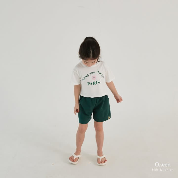 O Wen - Korean Children Fashion - #childofig - Flower Crop Tee - 12