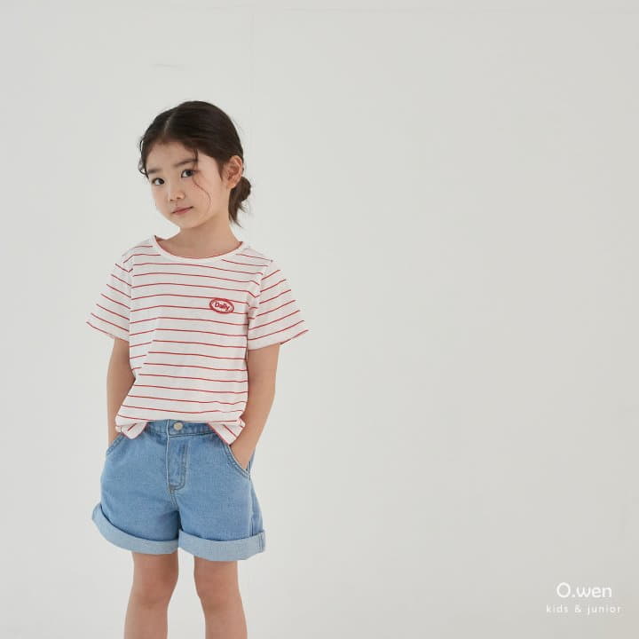 O Wen - Korean Children Fashion - #designkidswear - Daily Stripes Tee - 3