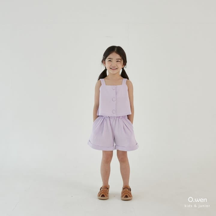 O Wen - Korean Children Fashion - #discoveringself - Capri Top Bottom Set - 5