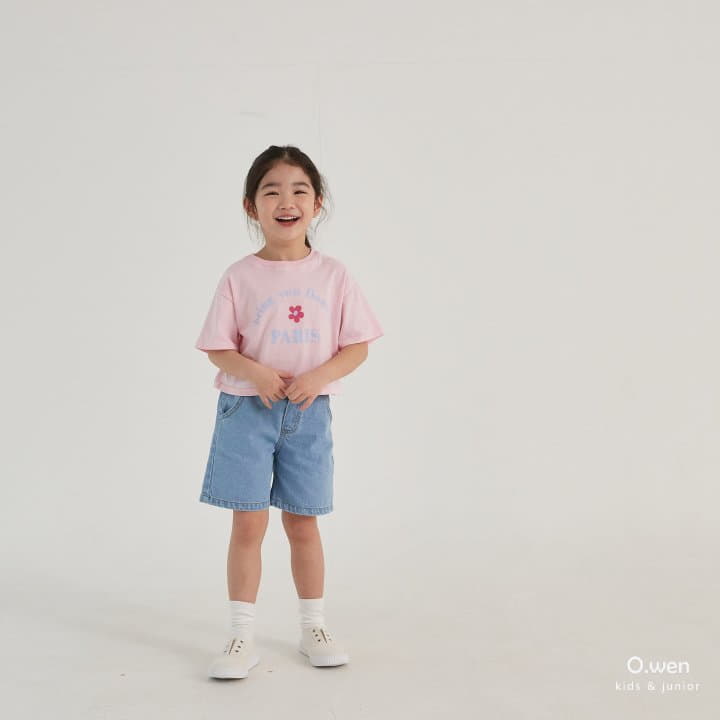 O Wen - Korean Children Fashion - #discoveringself - Flower Crop Tee - 2