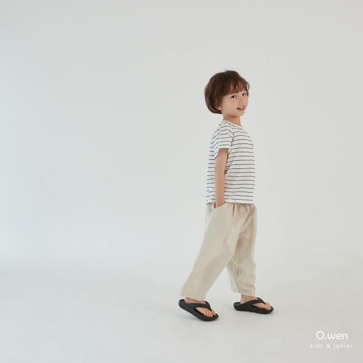 O Wen - Korean Children Fashion - #discoveringself - Natural Pants - 3