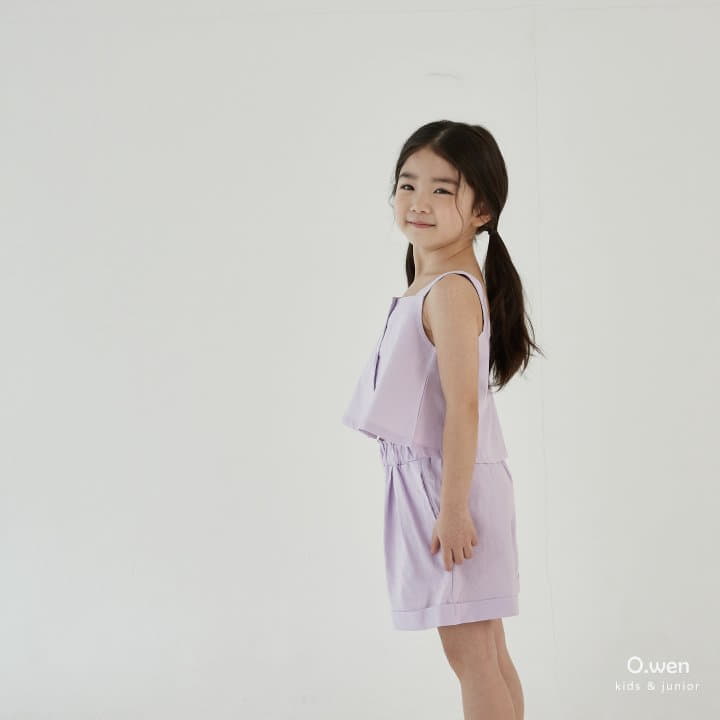 O Wen - Korean Children Fashion - #kidsshorts - Capri Top Bottom Set - 7