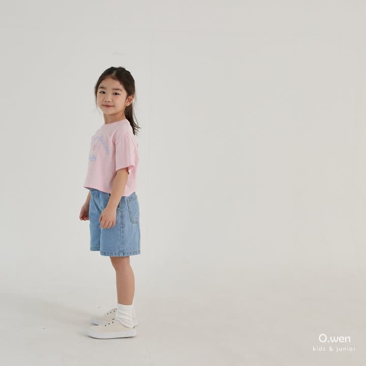 O Wen - Korean Children Fashion - #fashionkids - Flower Crop Tee - 4