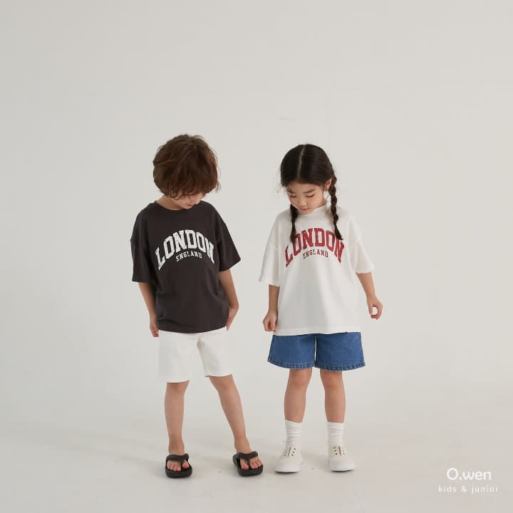 O Wen - Korean Children Fashion - #kidsshorts - London Boxy Tee - 3