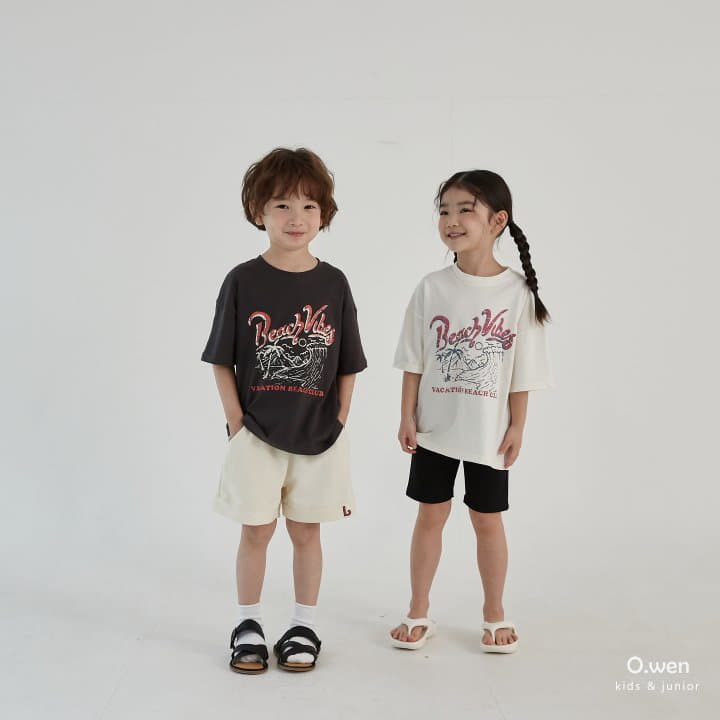 O Wen - Korean Children Fashion - #kidsshorts - Vibe Tee