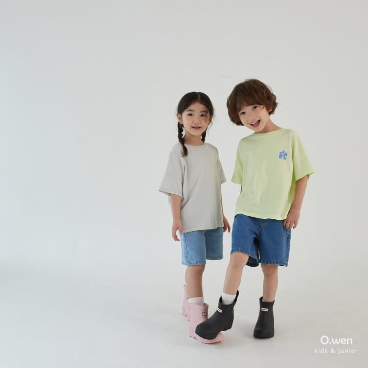 O Wen - Korean Children Fashion - #kidsshorts - Puzzle Tee - 12
