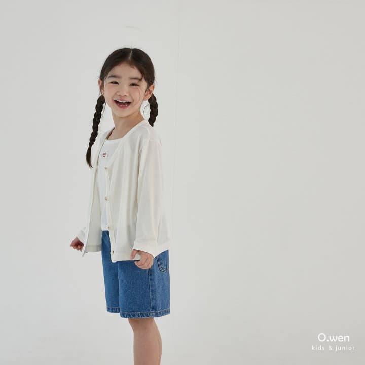 O Wen - Korean Children Fashion - #fashionkids - cool Cardigan Sleeveless Set - 4