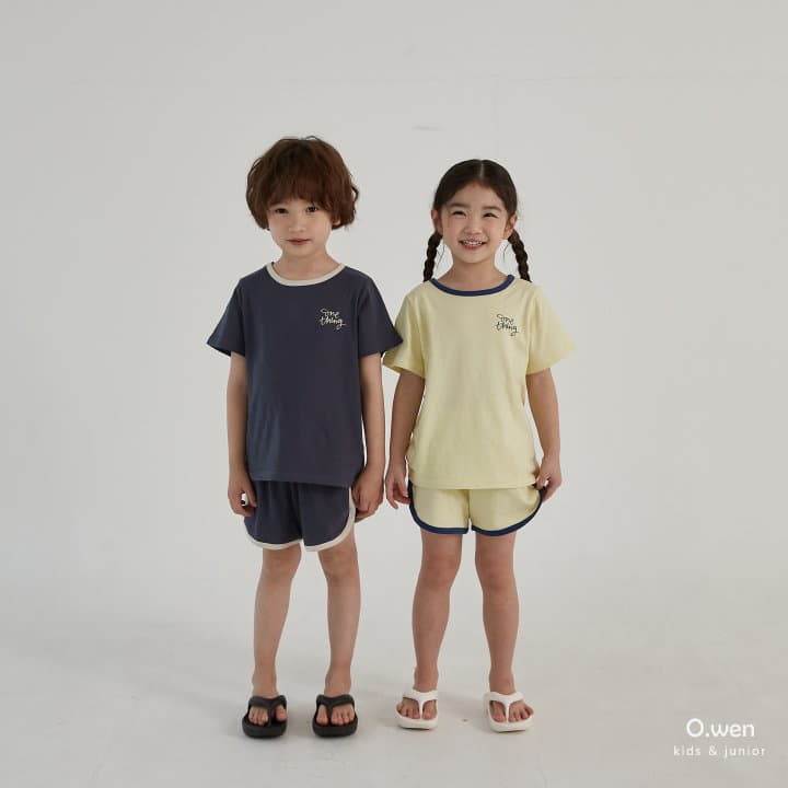 O Wen - Korean Children Fashion - #kidsstore - One Thing 3 Tee Sleeveless Bottom Set - 3