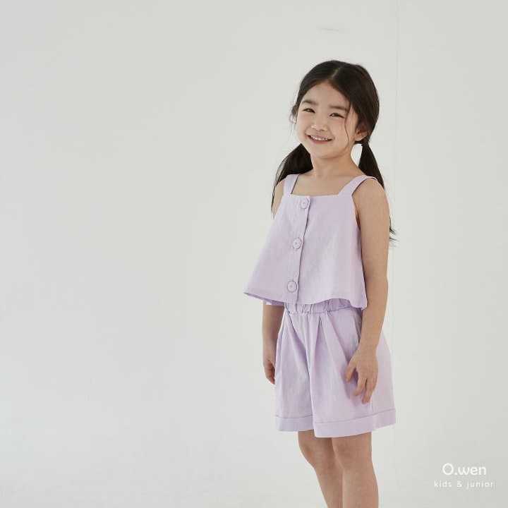 O Wen - Korean Children Fashion - #kidsstore - Capri Top Bottom Set - 8
