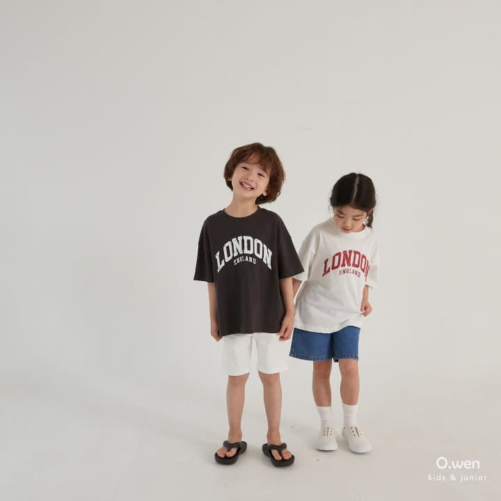 O Wen - Korean Children Fashion - #kidsshorts - London Boxy Tee - 4