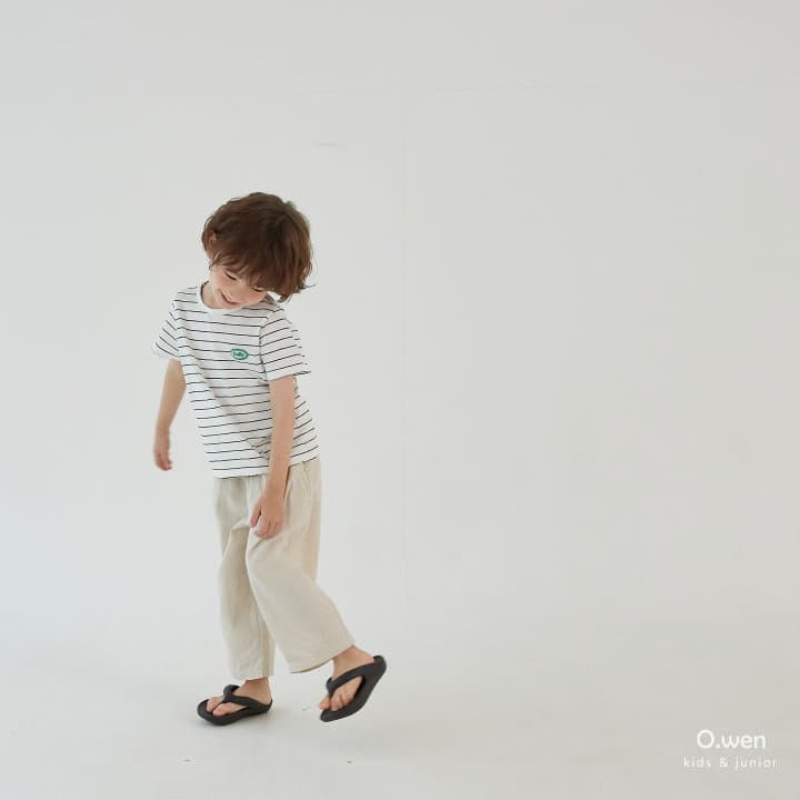 O Wen - Korean Children Fashion - #kidsstore - Daily Stripes Tee - 7