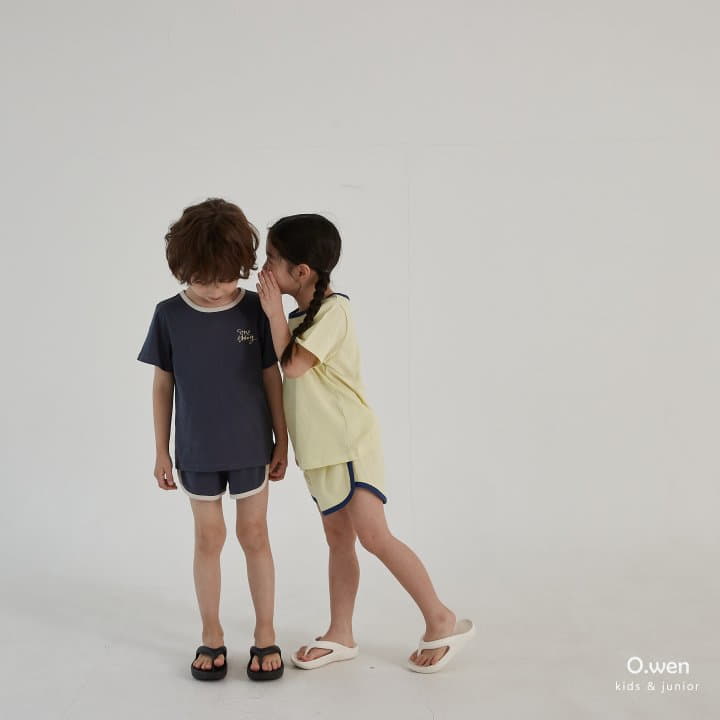 O Wen - Korean Children Fashion - #kidsstore - One Thing 3 Tee Sleeveless Bottom Set - 4