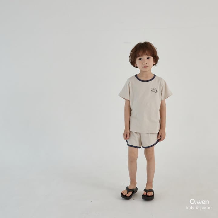 O Wen - Korean Children Fashion - #littlefashionista - One Thing 3 Tee Sleeveless Bottom Set - 6