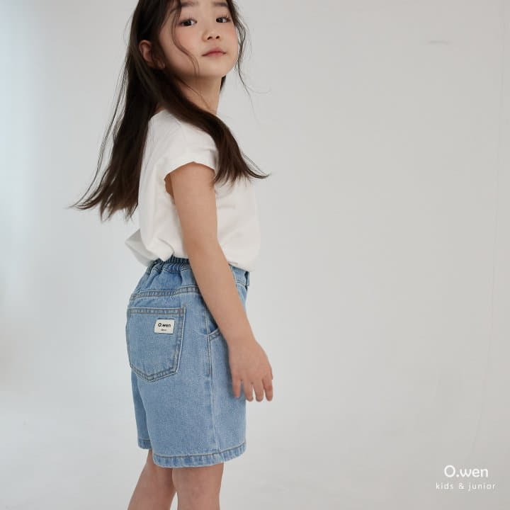 O Wen - Korean Children Fashion - #littlefashionista - Roy Denim Shorts