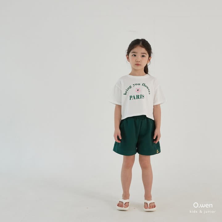 O Wen - Korean Children Fashion - #magicofchildhood - Flower Crop Tee - 9