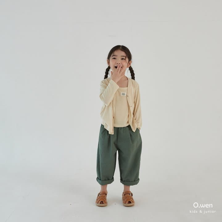 O Wen - Korean Children Fashion - #magicofchildhood - cool Cardigan Sleeveless Set - 9