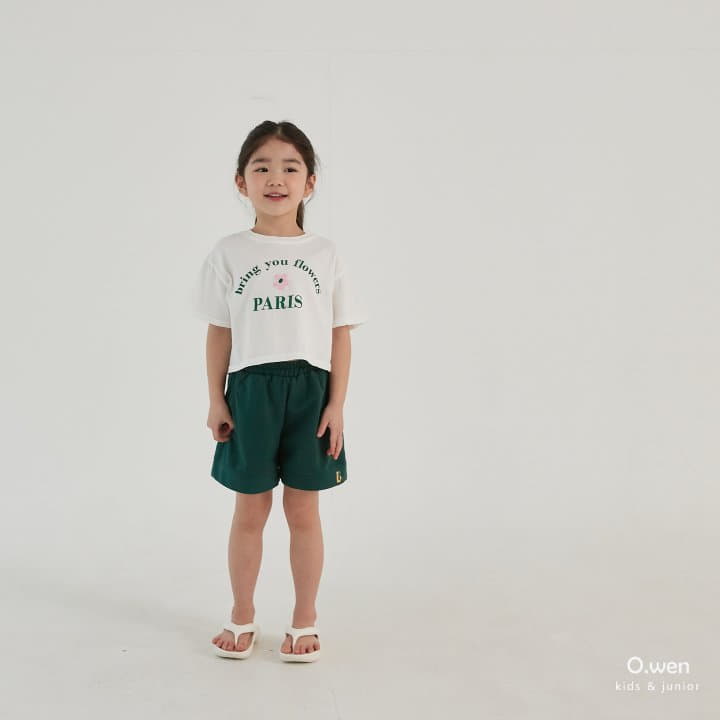 O Wen - Korean Children Fashion - #minifashionista - Flower Crop Tee - 10