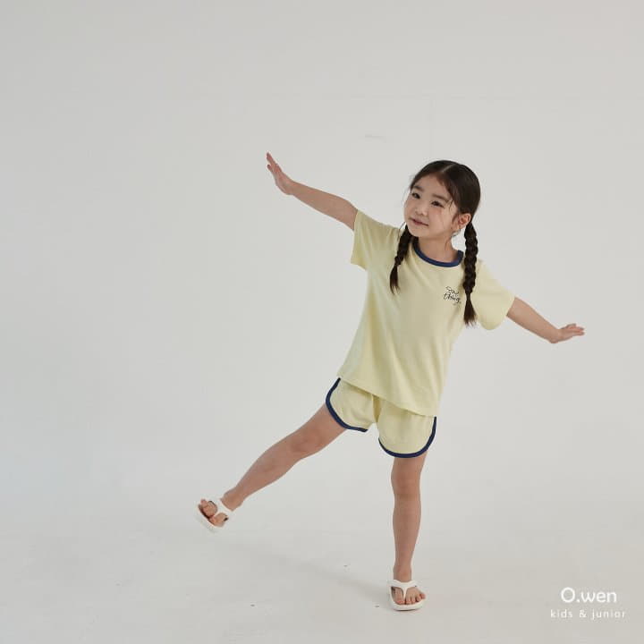 O Wen - Korean Children Fashion - #prettylittlegirls - One Thing 3 Tee Sleeveless Bottom Set - 9