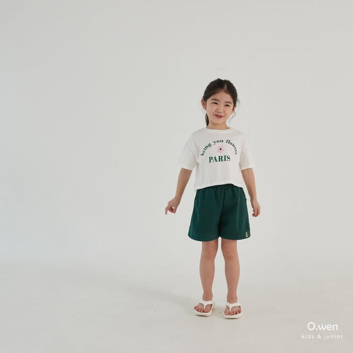 O Wen - Korean Children Fashion - #prettylittlegirls - Flower Crop Tee - 11