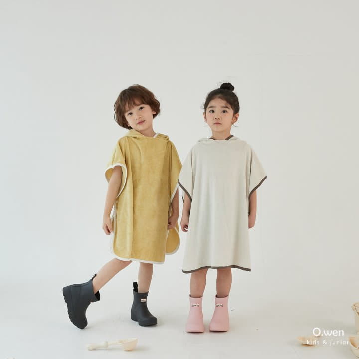 O Wen - Korean Children Fashion - #toddlerclothing - Towel Gawn - 7