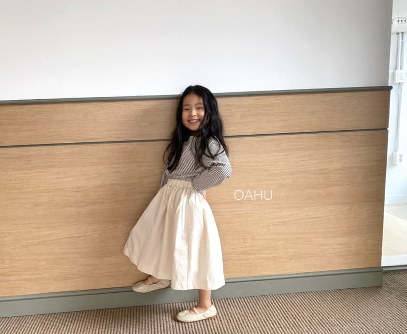 O'ahu - Korean Children Fashion - #discoveringself - Aesope Shirring Skirt - 2