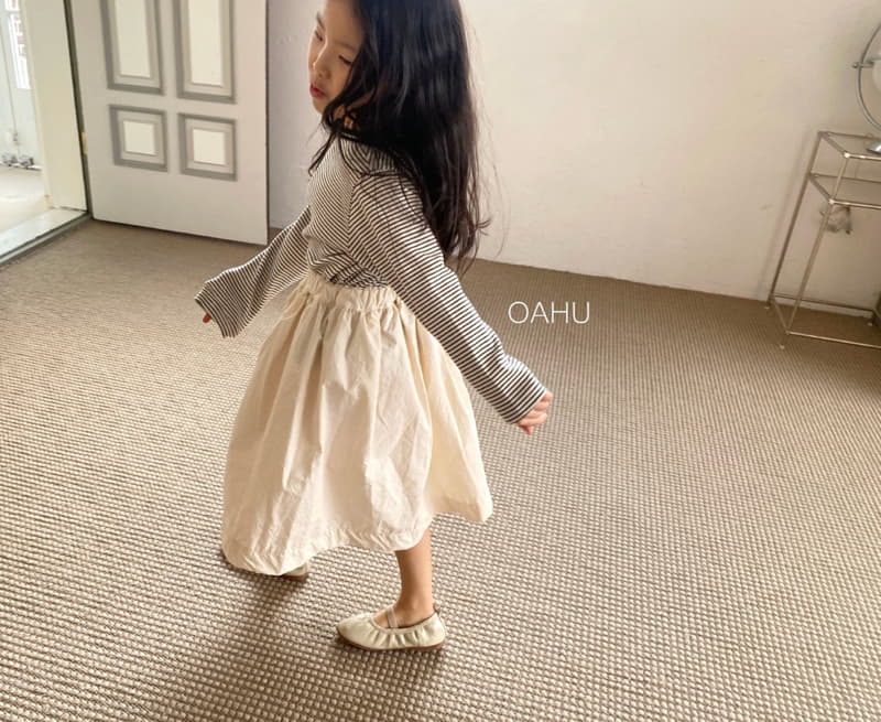 O'ahu - Korean Children Fashion - #kidsstore - Aesope Shirring Skirt - 5