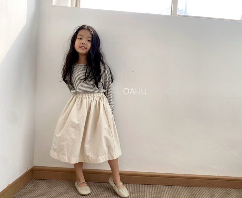 O'ahu - Korean Children Fashion - #kidzfashiontrend - Aesope Shirring Skirt - 6