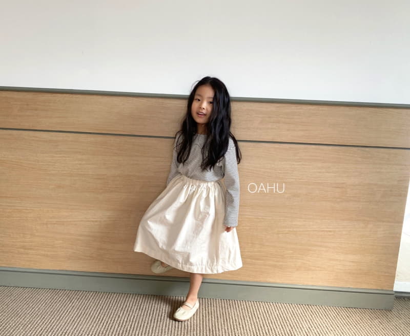 O'ahu - Korean Children Fashion - #littlefashionista - Aesope Shirring Skirt - 8