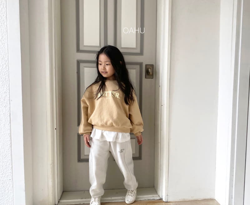 O'ahu - Korean Children Fashion - #toddlerclothing - Butter Sweatshirt - 12