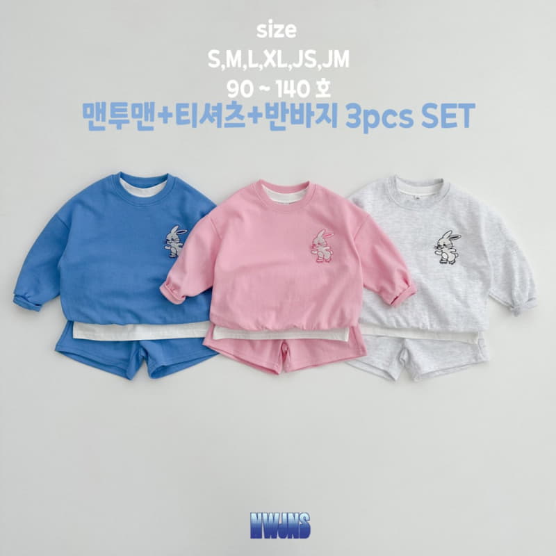 Oott Bebe - Korean Children Fashion - #childofig - New Jeans Top Bottom Tee Set