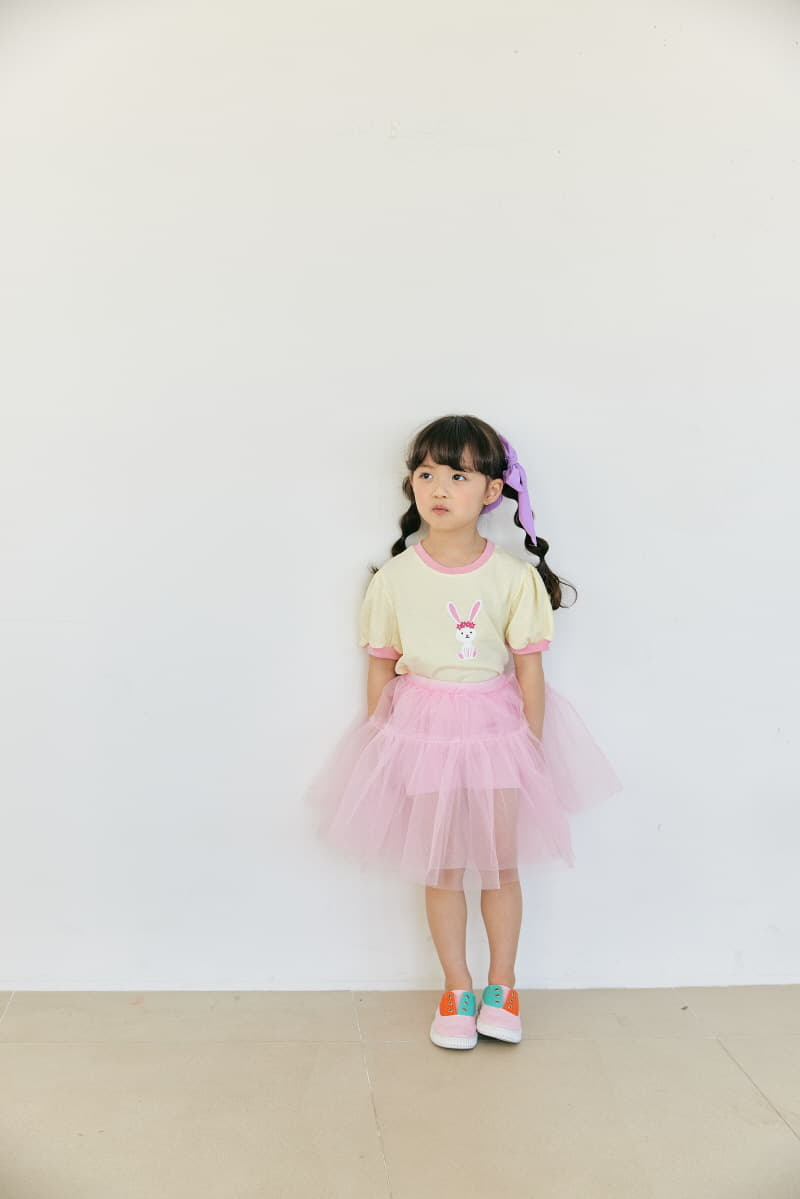 Orange Mom - Korean Children Fashion - #childofig - Rabbit Tee - 8
