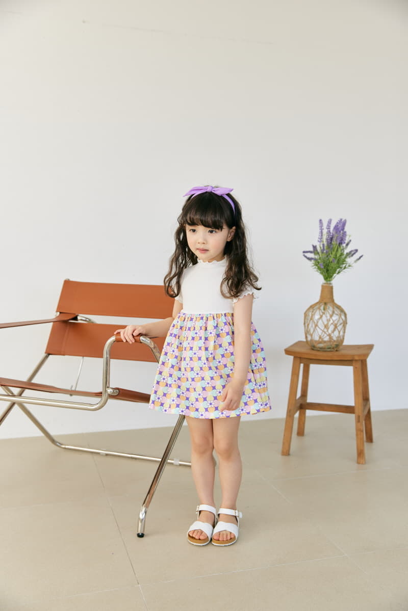 Orange Mom - Korean Children Fashion - #childrensboutique - Rib Color One-piece - 7