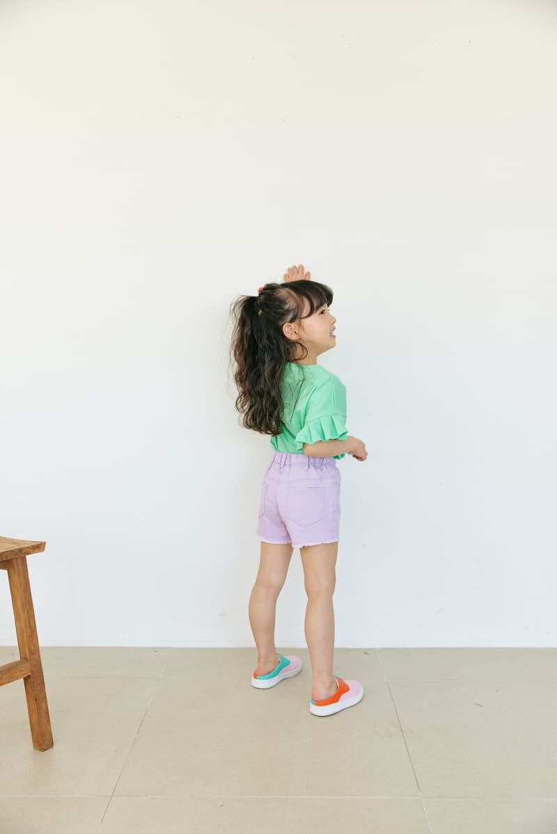 Orange Mom - Korean Children Fashion - #designkidswear - Span Hot Shorts - 7