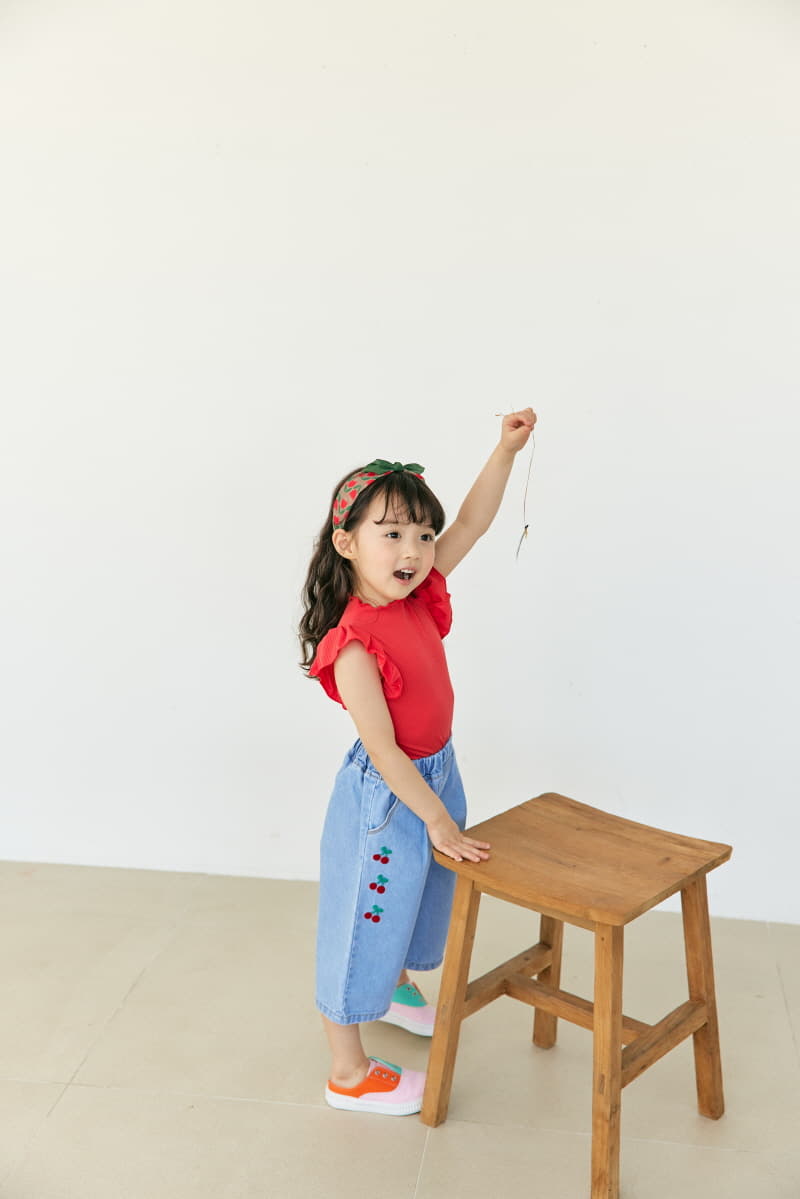 Orange Mom - Korean Children Fashion - #discoveringself - Cherry Tong Pants - 2