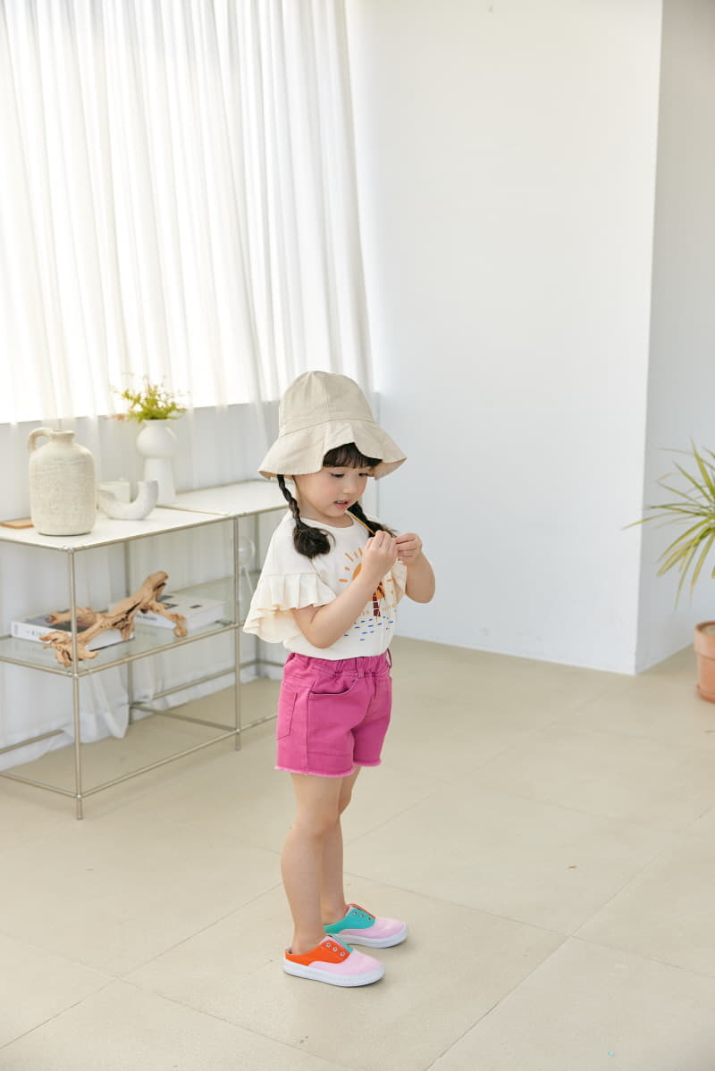 Orange Mom - Korean Children Fashion - #discoveringself - Palm Tee - 4