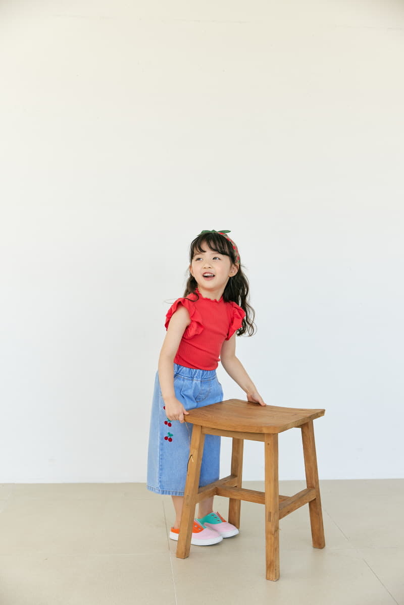 Orange Mom - Korean Children Fashion - #fashionkids - Cherry Tong Pants - 3