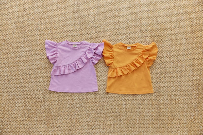 Orange Mom - Korean Children Fashion - #minifashionista - Unbalance Tee - 10