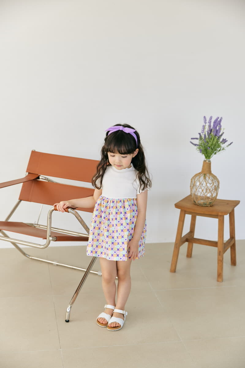 Orange Mom - Korean Children Fashion - #stylishchildhood - Rib Color One-piece - 5