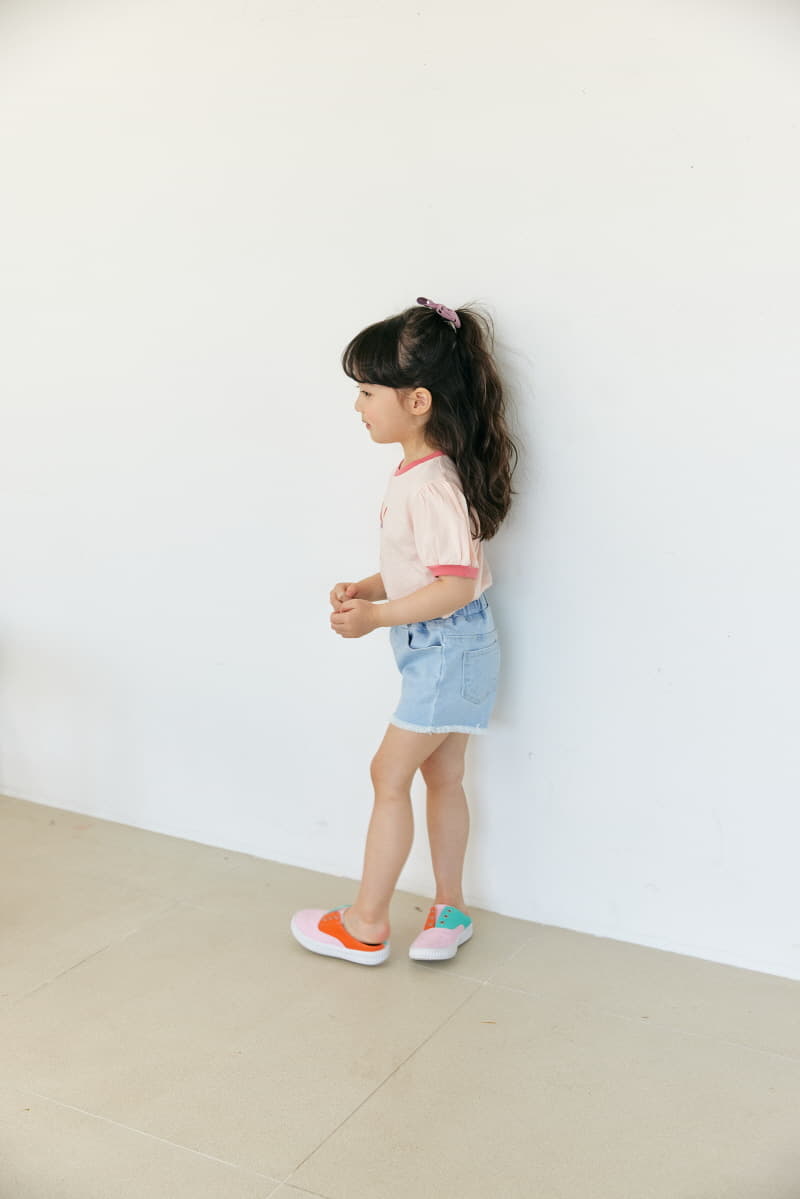 Orange Mom - Korean Children Fashion - #toddlerclothing - Span Hot Shorts - 4