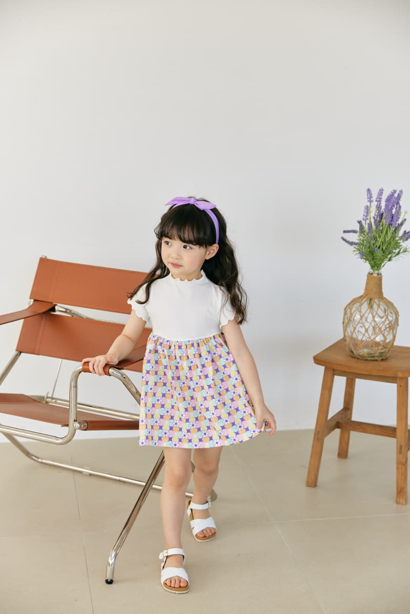 Orange Mom - Korean Children Fashion - #todddlerfashion - Rib Color One-piece - 4