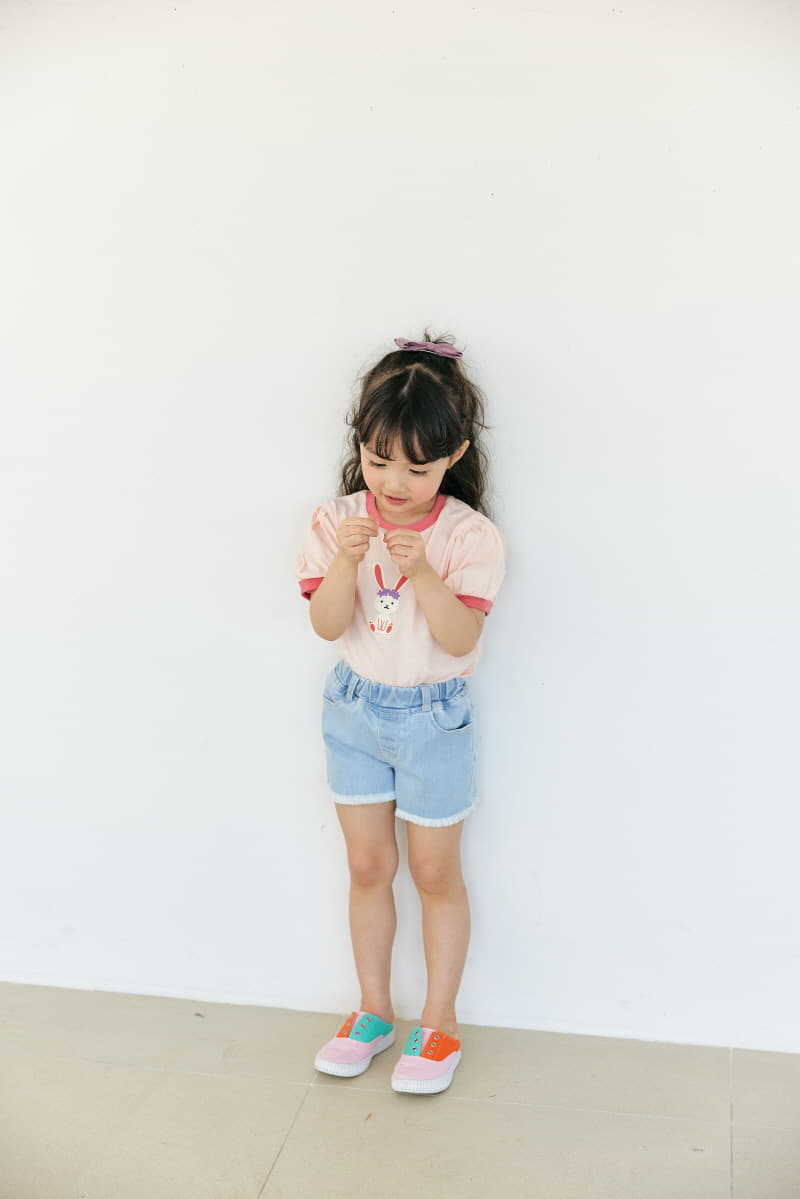 Orange Mom - Korean Children Fashion - #toddlerclothing - Span Hot Shorts - 3