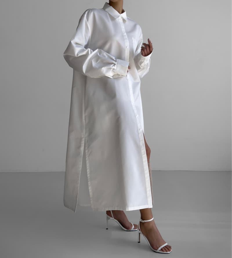 Paper Moon - Korean Women Fashion - #momslook - Shiny One-piec Coat - 8