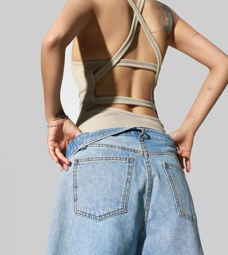Paper Moon - Korean Women Fashion - #thelittlethings - Back Strap Detail Rib Bodysuit - 4