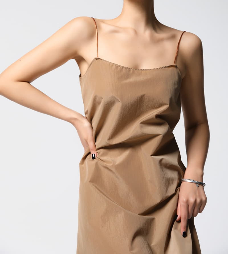 Paper Moon - Korean Women Fashion - #momslook - Thin Shoulder Strappy Maxi One-piece - 3