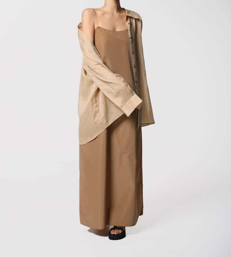 Paper Moon - Korean Women Fashion - #momslook - Thin Shoulder Strappy Maxi One-piece - 8